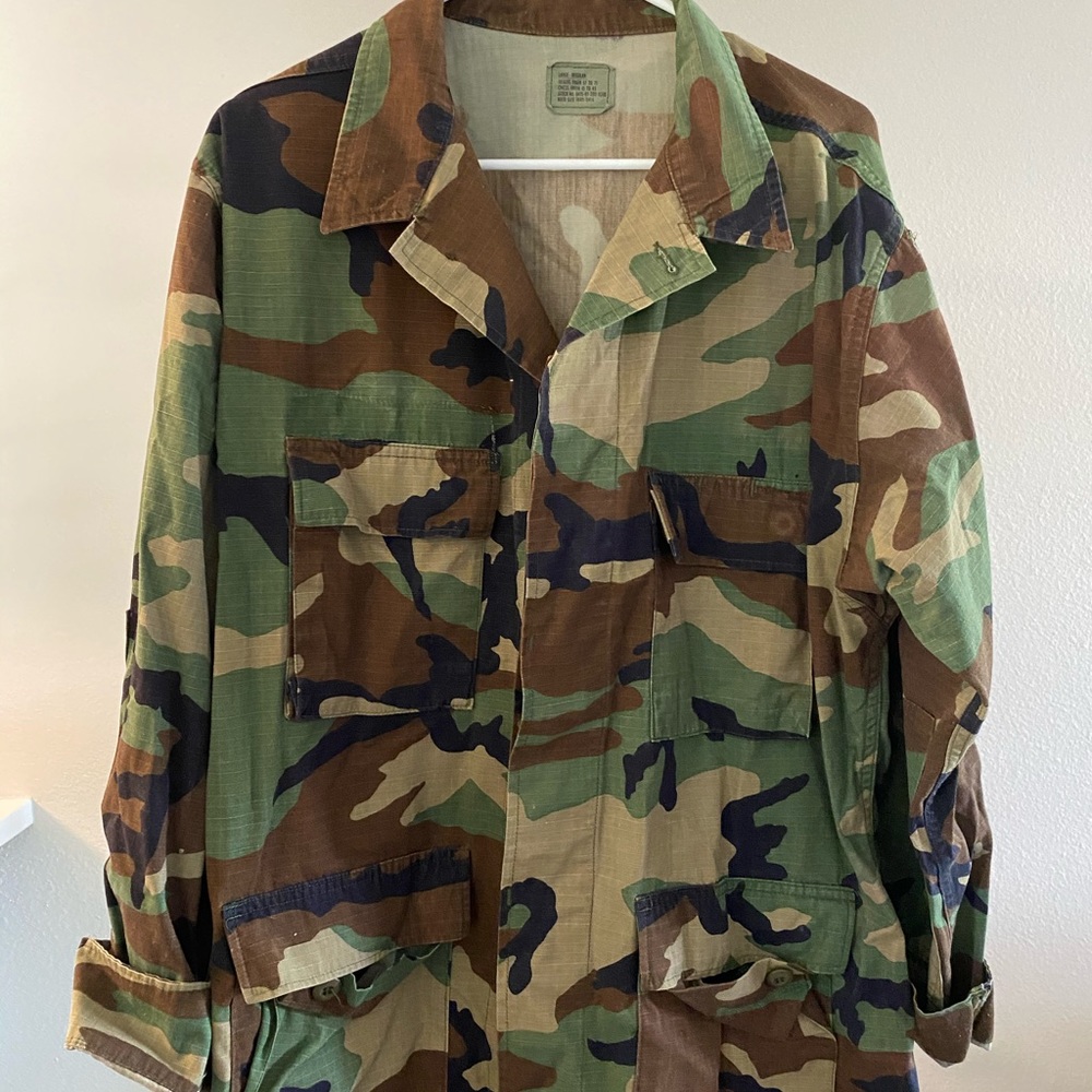 COPY - Camo Vintage Army Utility Jacket